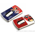 Hand Push Type Business Card Holder, Soft Enamel Business Card Holder